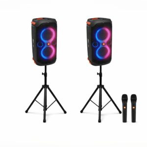 JBL 2x Party box + mikrofóny SET